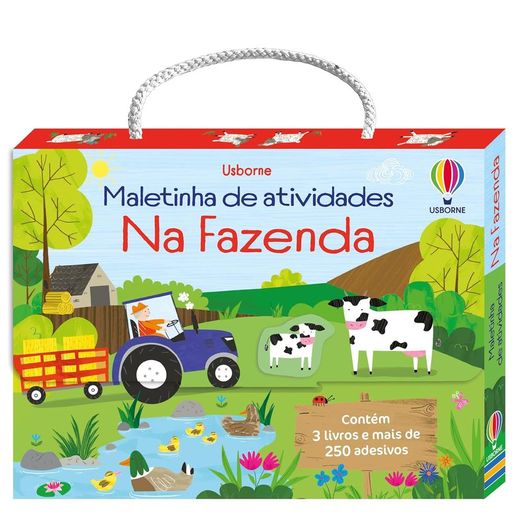 na fazenda: livro com quebra-cabeça