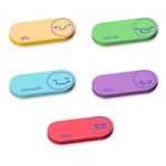 marcador de página adesivo index colorjoy com 5 blocos 20 folhas marcador de página adesivo index colorjoy com 5 blocos 20 folhas