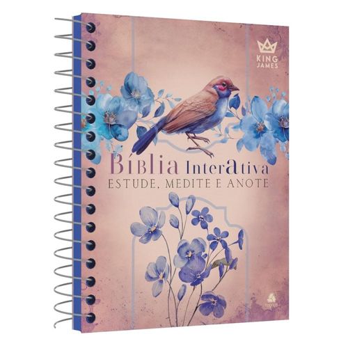 bíblia interativa estude, medite e anote - modelo paciência