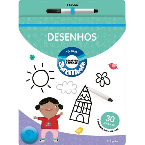abremente escrever e apagar - desenhos