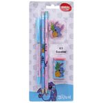 kit escolar stitch disney 5 peças kit escolar stitch disney 5 peças