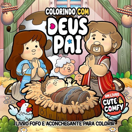 colorindo com deus pai - um livro cute e comfy colorindo com deus pai - um livro cute e comfy