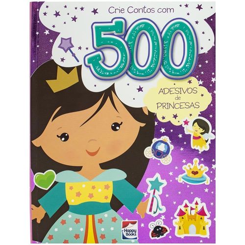crie contos com 500 adesivos: princesas