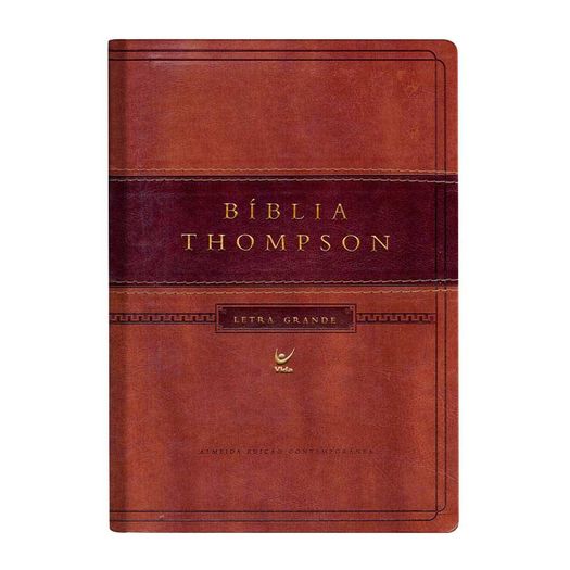 bíblia thompson - letra grande - marrom