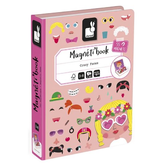 livro magnético crazy faces acessórios livro magnético crazy faces acessórios