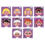 livro magnético crazy faces acessórios livro magnético crazy faces acessórios