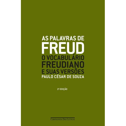 as palavras de freud - nova edição