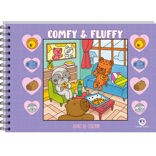 comfy and fluffy - para colorir