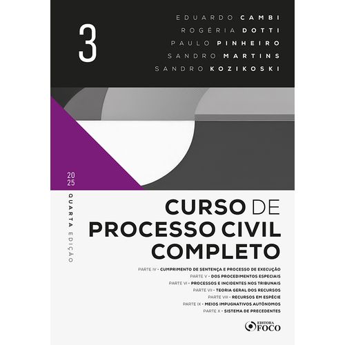curso de processo civil completo 3