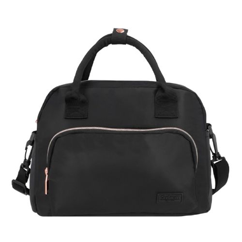 bolsa térmica bayside preta/rosa gold