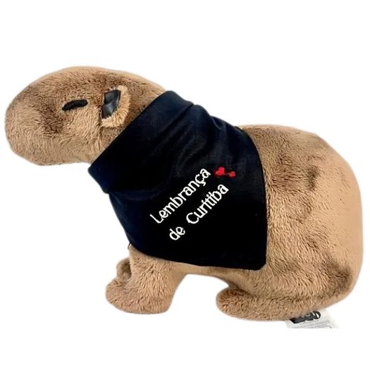pelúcia capivara lembrança de curitiba pelúcia capivara lembrança de curitiba