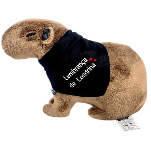 pelúcia capivara lembrança londrina pelúcia capivara lembrança londrina