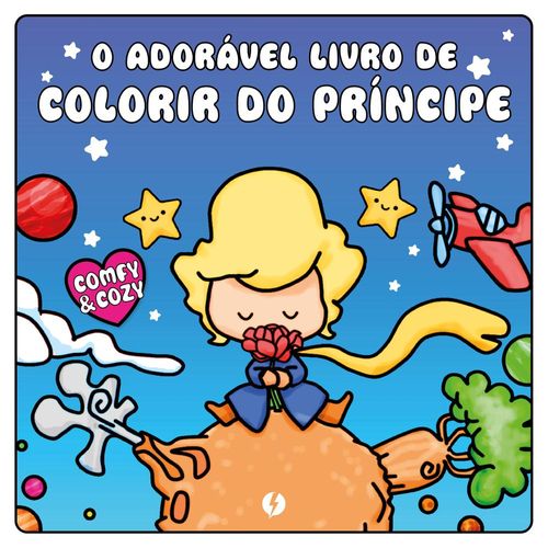 o adorável livro de colorir do príncipe