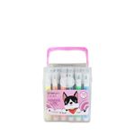 kit caneta pincel estojo com 36 unidades dog