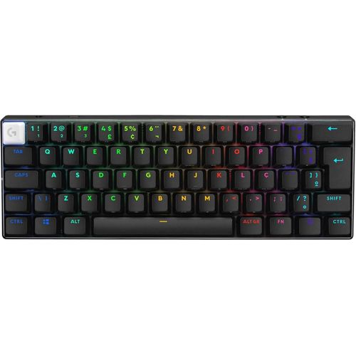 teclado mecanico wireless pro x 60 lightspeed preto (layout us) - logitech g
