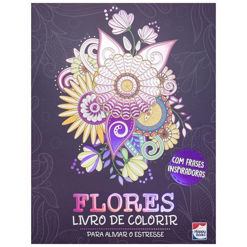 colorir e imaginar: flores