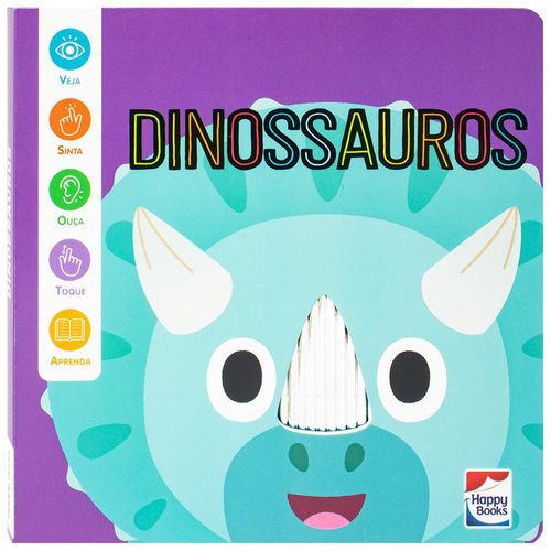 meu livro sensorial: dinossauros