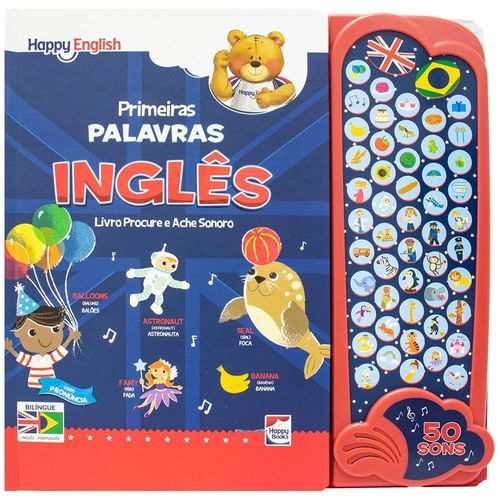 procure e encontre - livro sonoro: primeiras palavras inglês