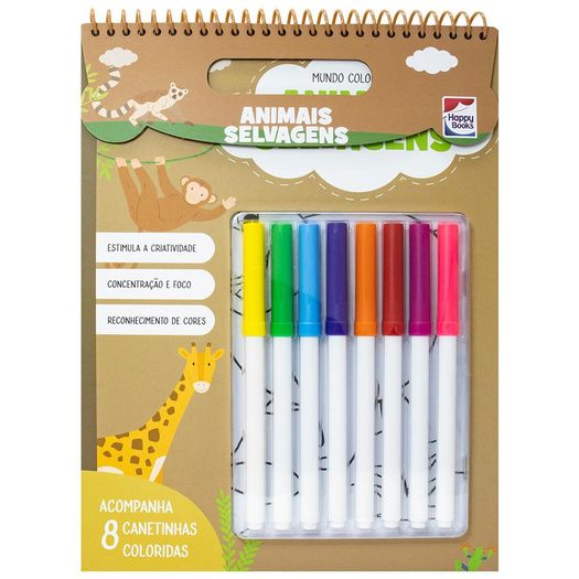 mundo colorido: animais selvagens mundo colorido: animais selvagens