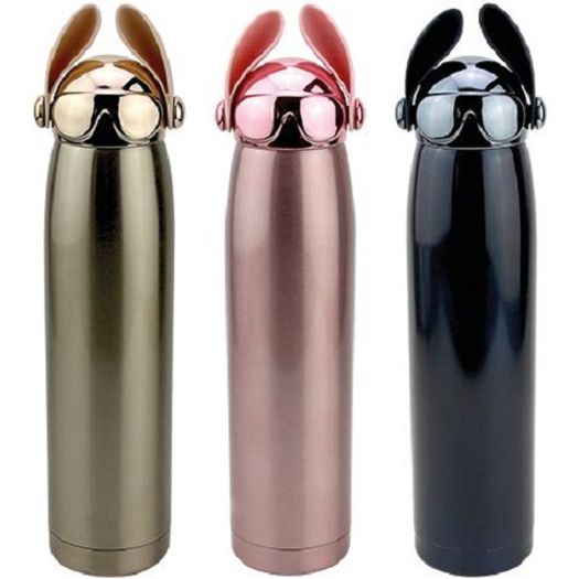 garrafa aço inox 320ml coelho diversas cores garrafa aço inox 320ml coelho diversas cores