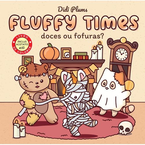 doces ou fofuras? livro de colorir fluffy times 4