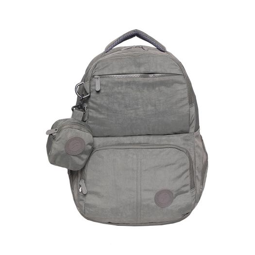 mochila com alça teen nylon cinza mochila com alça teen nylon cinza