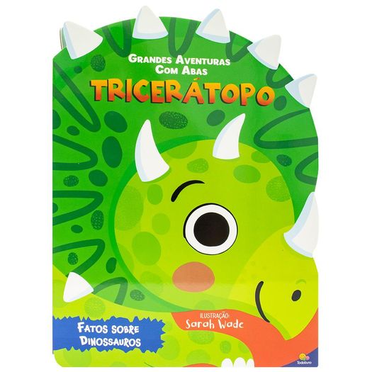 grandes aventuras - com abas: tricerátopo grandes aventuras - com abas: tricerátopo