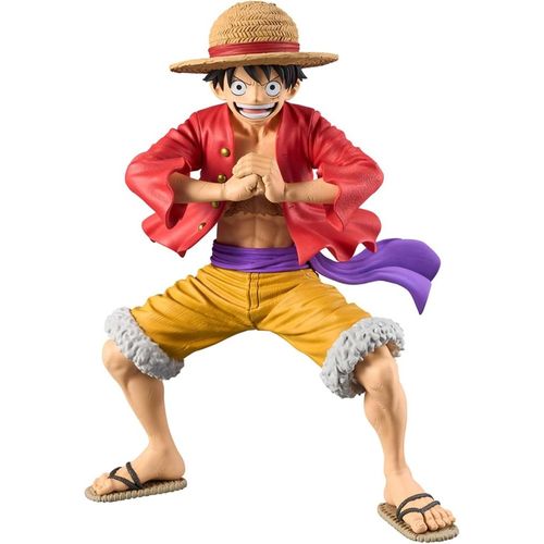 one piece monkey.d.luffy grandista action figure - banpresto