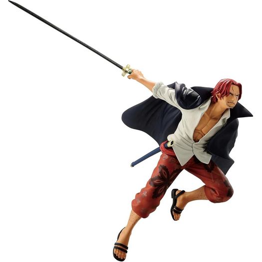 one piece shanks battle action figure - banpresto