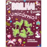brilha no escuro! unicórnios