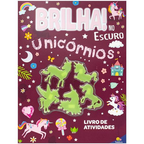 brilha no escuro! unicórnios