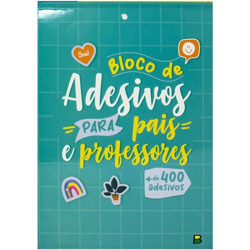 bloco de adesivos para pais e professores vd