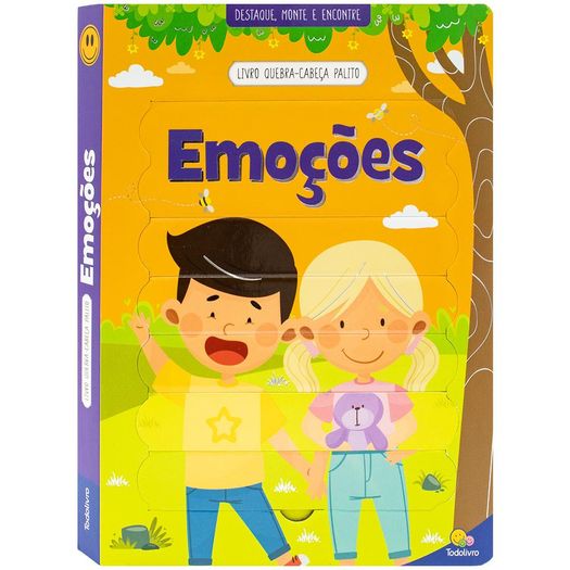 livro quebra-cabeca palito - emoções livro quebra-cabeca palito - emoções