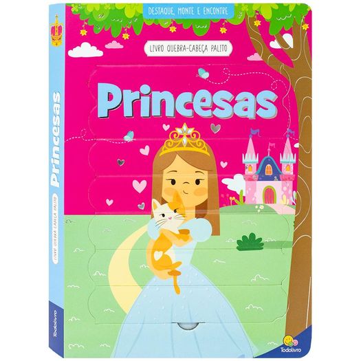 livro quebra-cabeca palito - princesas livro quebra-cabeca palito - princesas