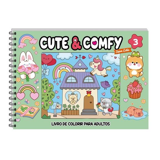 cute comfy super extra edição 3 - livro de colorir adulto cute comfy super extra edição 3 - livro de colorir adulto