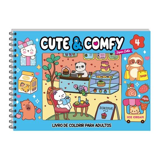 cute comfy super extra edição 4 - livro de colorir adulto cute comfy super extra edição 4 - livro de colorir adulto