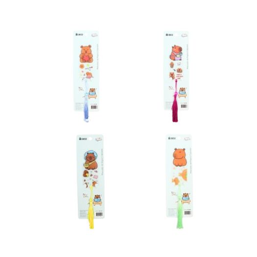 marcador de página pingente capivara diversos modelos