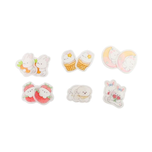 marcador de página bichinhos com 12 unidades diversos modelos