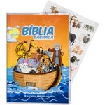 bíblia infantil para evangelismo com adesivos