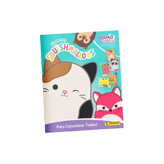 squishmallows stk - livro ilustrado brochura (álbum) squishmallows stk - livro ilustrado brochura (álbum)