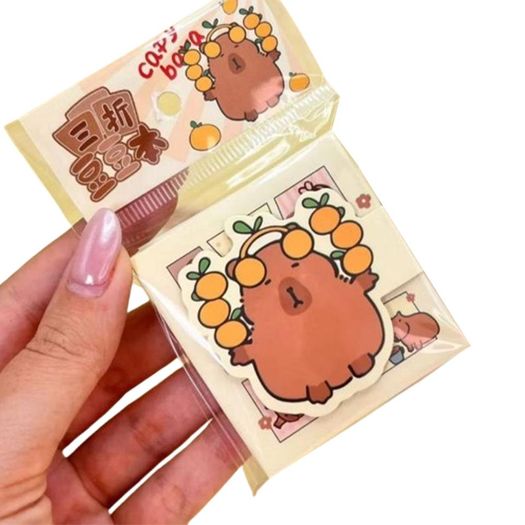 bloco adesivo capivara formato livro diversos modelos bloco adesivo capivara formato livro diversos modelos