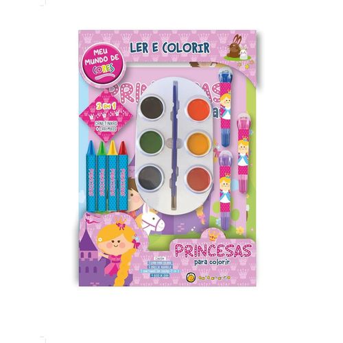 meu mundo de cores - princesas para colorir