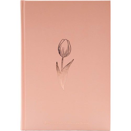 bíblia naa - rose tan - capa dura