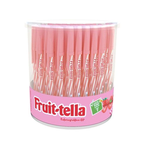 caneta esferográfica fruit-tella tinta azul avulso