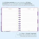 caderno disco 80 folhas grande prime flores iris branco caderno disco 80 folhas grande prime flores iris branco
