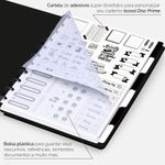 caderno disco 80 folhas grande prime ursinho preto caderno disco 80 folhas grande prime ursinho preto