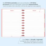 caderno disco 80 folhas grande prime flores rosa branco caderno disco 80 folhas grande prime flores rosa branco