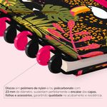 caderno disco 80 folhas grande prime tropical tucano preto caderno disco 80 folhas grande prime tropical tucano preto
