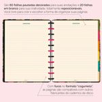 caderno disco 80 folhas grande prime tropical tucano preto caderno disco 80 folhas grande prime tropical tucano preto