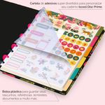 caderno disco 80 folhas grande prime tropical tucano preto caderno disco 80 folhas grande prime tropical tucano preto